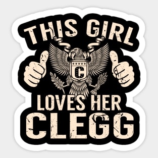 CLEGG Sticker